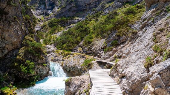 Wandersteg in der Gleirschklamm