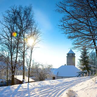 Schloss im Winter