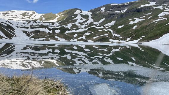 Photo de Bernhard Amacher le long du parcours