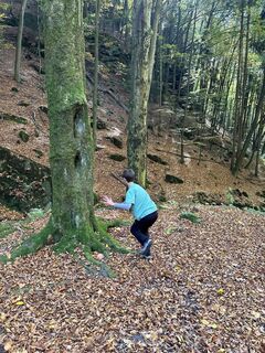 Foto von Tina Varga entlang der Tour