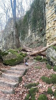 Zdjęcie z Thomas Pawlik wzdłuż trasy