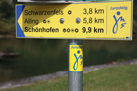 Markierung Jurasteig
