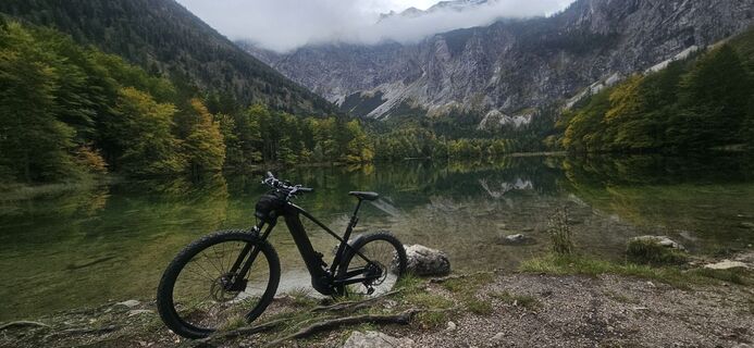 Foto von Johann Schallinger entlang der Tour
