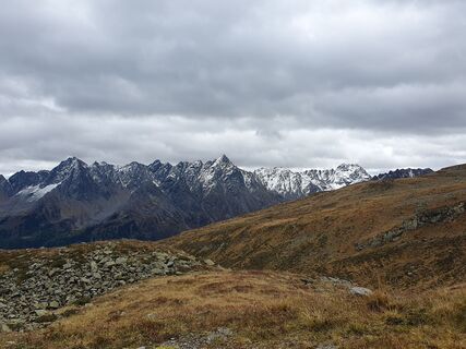 Zdjęcie z Christian Stieber wzdłuż trasy