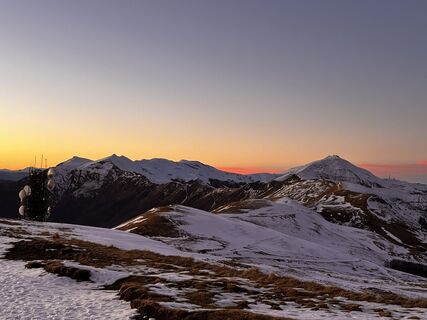 Zdjęcie z Nicola Florini wzdłuż trasy