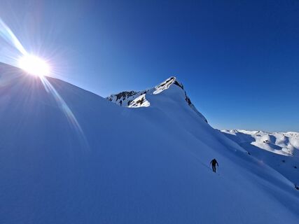 Foto von Karl-Heinz Martin entlang der Tour