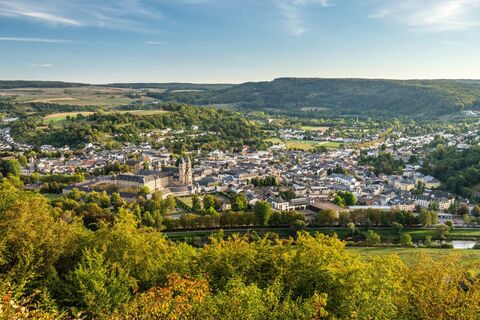 Blick auf Echternach und die Sauer