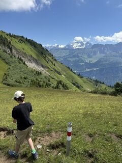 Foto von Rolf Knecht entlang der Tour