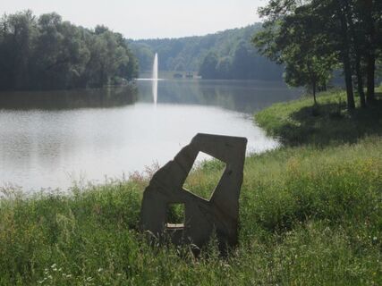Skulptur am Ohmbachsee