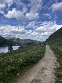 Foto von Matteo Sauter entlang der Tour