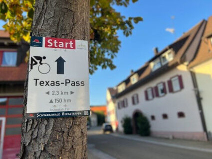 Rennradbeschilderung Texas Pass 1