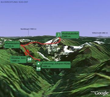 google 3d Wanderkarte