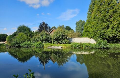 Oberstrom-Kajaksteg Schleuse Daours