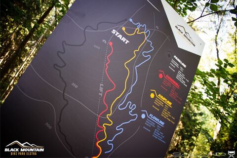 Routenplan Bikepark