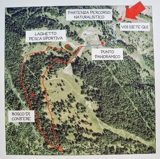Naturkundlicher Rundweg Chesal - Karte