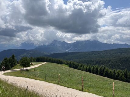 Foto von Heinz Sperl entlang der Tour
