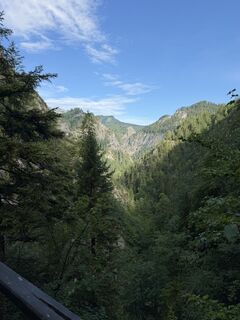 Foto von Babs Holz entlang der Tour