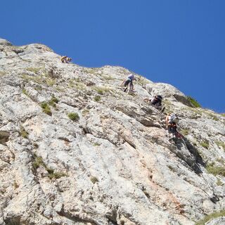 Aufstieg - Klettersteig Gantrisch