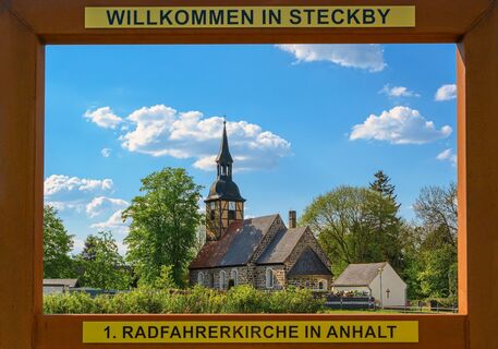 Radfahrerkirche Steckby