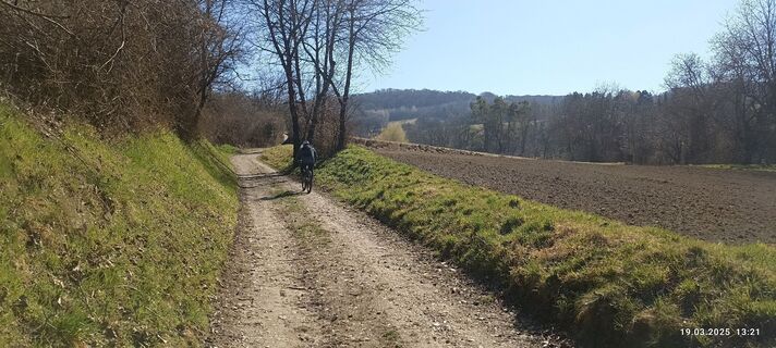 Foto von Walter Köllner entlang der Tour