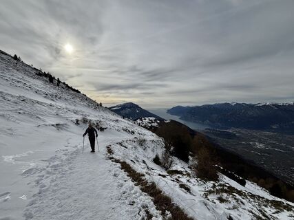 Foto de Petra Egger a lo largo del recorrido