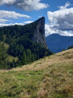 Zdjęcie z Christian Priller wzdłuż trasy