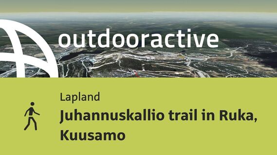 hiking trail in Lapland: Juhannuskallio trail in Ruka, Kuusamo