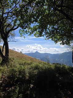 Photo de Francesca Semeraro le long du parcours