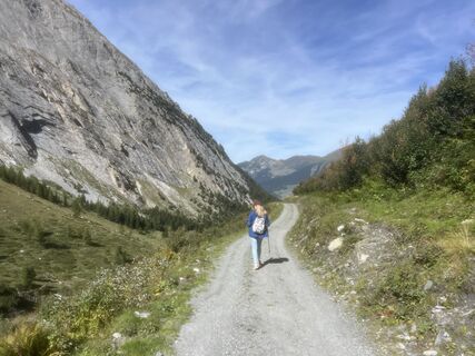 Foto de Giulio Vannini a lo largo del recorrido