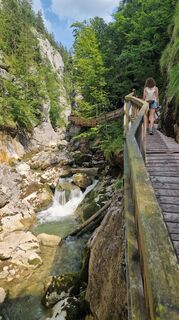 Foto von Claudia Maurer entlang der Tour