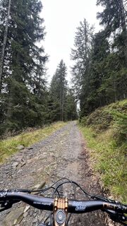 Foto de Florian Spätgast a lo largo del recorrido