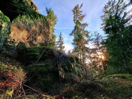 Fotografia z Bellou na trase