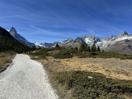 Foto von Andrea Omlin entlang der Tour