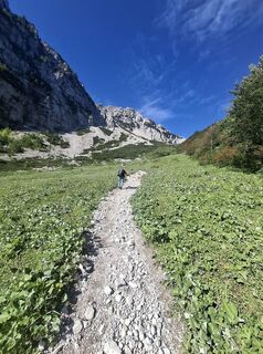 Foto von Miha Gros entlang der Tour
