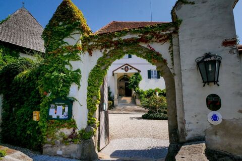 Eingang zum Schloss Kapfenstein