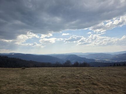 Foto von Grażyna entlang der Tour