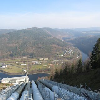 Blick auf Hohenwarte