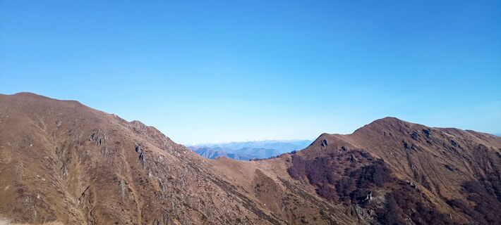 Zdjęcie z Paolo Piralla wzdłuż trasy