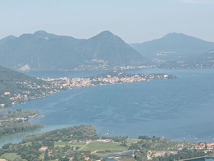 Foto de simone ravasi a lo largo del recorrido