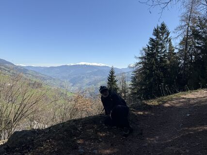 Photo de Stefano “Iddo” le long du parcours