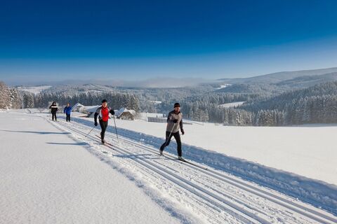 Langlauf. Vergnügen.