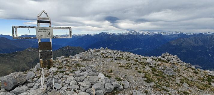 Photo de Daniele Spezia le long du parcours