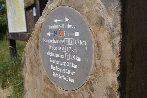 Wegweisung im Naturpark Siebengebirge