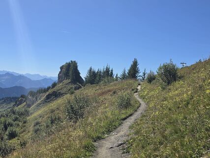 Foto de Gudrun Lippert a lo largo del recorrido