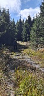 Zdjęcie z Jörg Rost wzdłuż trasy