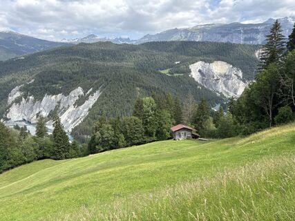 Foto von Andrea Anliker entlang der Tour