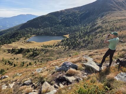 Fotografia z Gerti Bärnthaler na trase