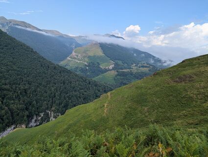 Foto von Severine Martres entlang der Tour