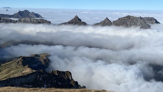 Photo de Reto Semadeni le long du parcours