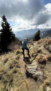 Foto fra Margret Schnidar undervejs på turen